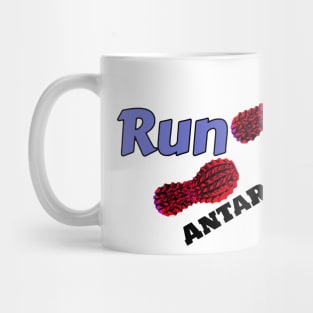 Hot Feet Run Antarctica Mug